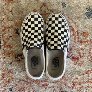 Classic checkered vans